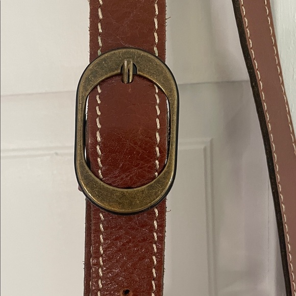 Patricia Nash Brown Floral Embossed Crossbody Bag Chocolate Brown - Picture 7 of 13